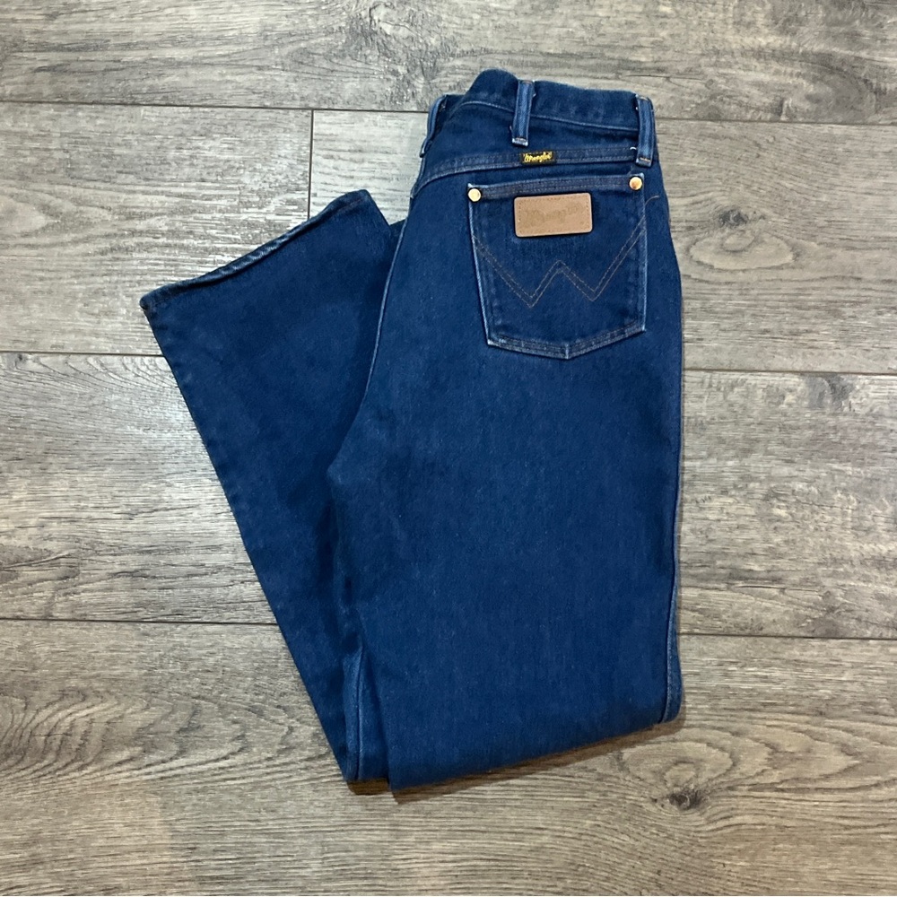 Vintage 80s Boot Cut Flared Wrangler Jeans Mens Size 36/32